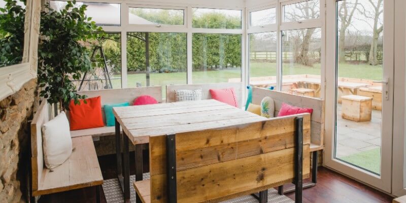 Conservatory With Seating Area